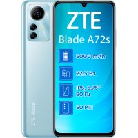 Мобільний телефон ZTE Blade A72S 4/64GB Blue Diawest