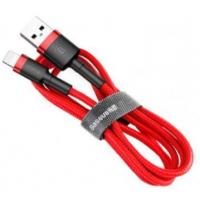 Дата кабель USB 2.0 AM to Lightning 2.0m Cafule 1.5A red+red Baseus (CALKLF-C09) Diawest