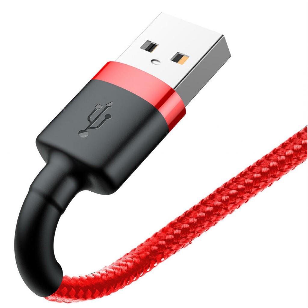 Дата кабель USB 2.0 AM to Lightning 2.0m Cafule 1.5A red+red Baseus (CALKLF-C09) Diawest