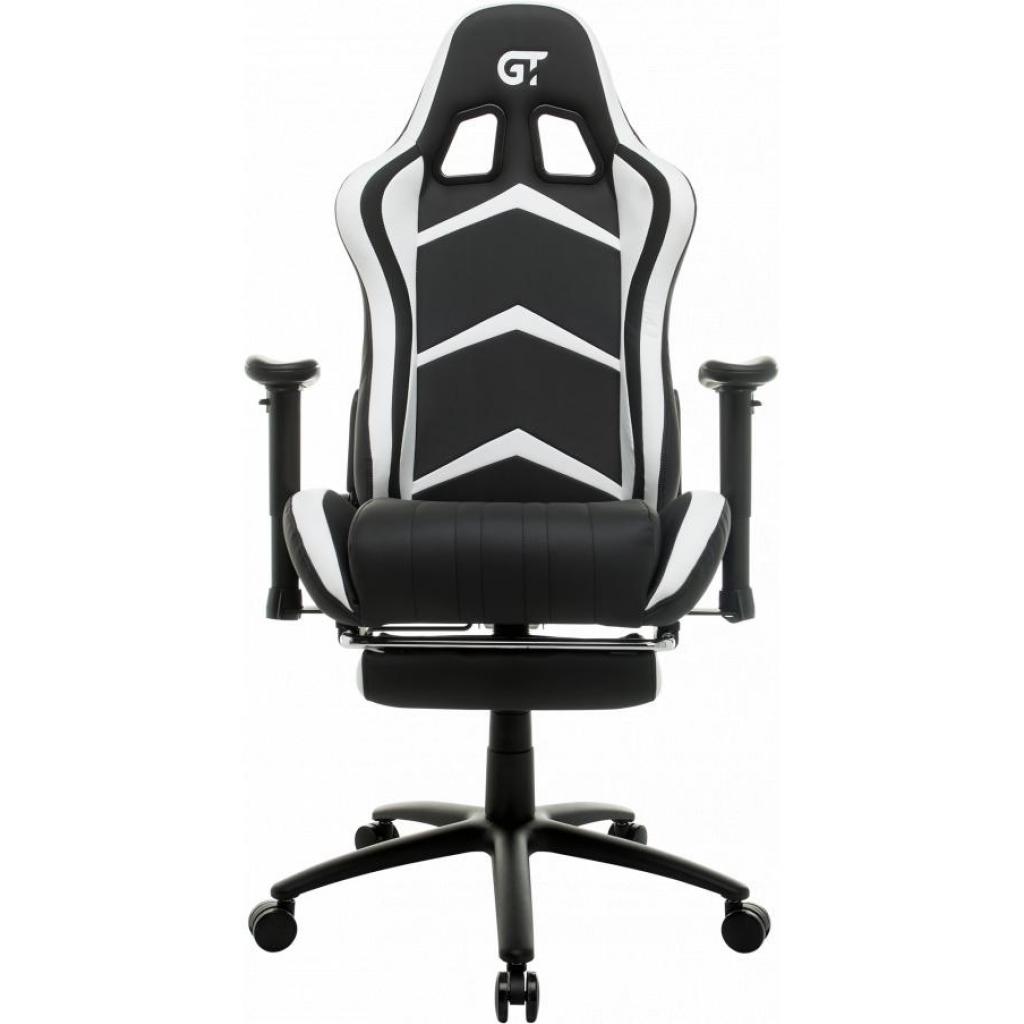 Кресло игровое GT Racer X-2534-F Black/White Diawest