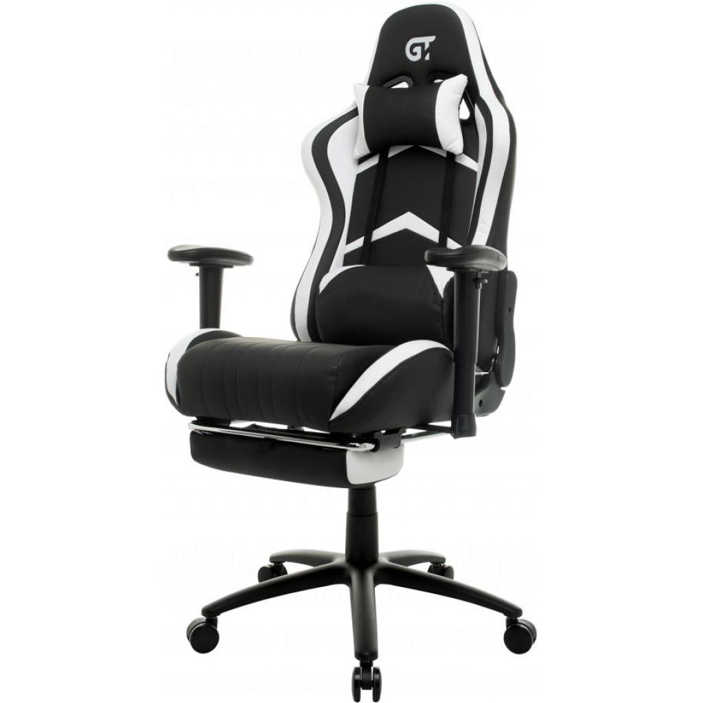 Кресло игровое GT Racer X-2534-F Black/White Diawest