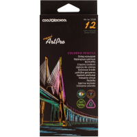 Карандаши цветные Cool For School Art Pro профессиональные 12 цветов (CF15159) Diawest