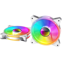 Кулер для корпуса Gamemax FN-12Rainbow-Q-Infinity WT Diawest