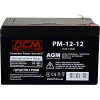 Батарея до ДБЖ Powercom 12В 12Ah (PM-12-12) Diawest