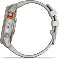 Смарт-годинник Garmin fenix 7X Pro Sapph Sol, Ti w/Gray/Orange Band, GPS (010-02778-15) Diawest