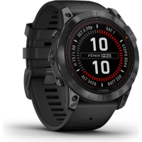 Смарт-годинник Garmin fenix 7X Pro Sol, Slate Gray Stl w/Black Bnd, GPS (010-02778-01) Diawest