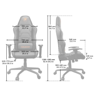 Крісло ігрове Cougar Armor AIR Black/Orange Diawest