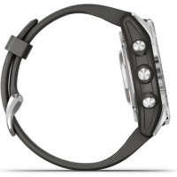 Смарт-годинник Garmin fenix 7S Pro Solar, Glass, SS w/Graphite band, GPS (010-02776-01) Diawest