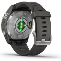Смарт-годинник Garmin fenix 7S Pro Solar, Glass, SS w/Graphite band, GPS (010-02776-01) Diawest
