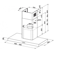 Вытяжка кухонная Faber Stilo Comfort Bk Matt A60 (325.0618.791) Diawest