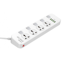 Сетевой фильтр питания LDNIO SC4408, 4 роз+4USB (SC4408) Diawest