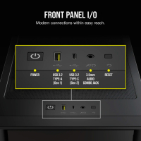 Корпус Corsair iCUE 4000D RGB Airflow Black (CC-9011240-WW) Diawest
