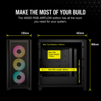 Корпус Corsair iCUE 4000D RGB Airflow Black (CC-9011240-WW) Diawest