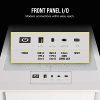 Корпус Corsair iCUE 4000D RGB Airflow White (CC-9011241-WW) Diawest