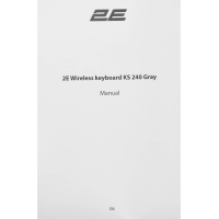 Клавиатура 2E KS240 Wireless/Bluetooth Grey (2E-KS240WG) Diawest