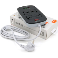 Мережевий фільтр живлення LDNIO SC4407, 3 роз+4USB (SC4407) Diawest