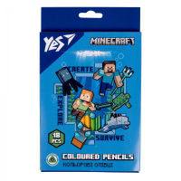 Карандаши цветные Yes 18 кол Minecraft (290715) Diawest