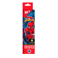 Карандаши цветные Yes Marvel.Spiderman 6 кол (290700) Diawest