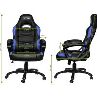 Кресло игровое Gamemax GCR07-Nitro Concepts Blue (GCR07 Blue) Diawest