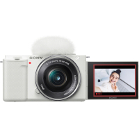 Цифровий фотоапарат Sony Alpha ZV-E10 kit 16-50mm White (ZVE10LW.CEC) Diawest