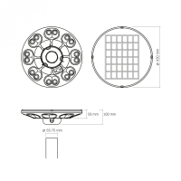 Прожектор Videx IP54 VIDEX 1400Lm Сенсорний (VL-GLSO-1254-S) Diawest