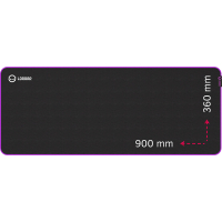 Килимок для мишки Lorgar Main 319 Black/Purple (LRG-GMP319) Diawest