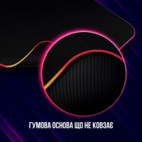 Килимок для мишки Lorgar Steller 913 RGB USB Black (LRG-GMP913) Diawest