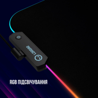 Килимок для мишки Lorgar Steller 919 RGB USB Black (LRG-GMP919) Diawest