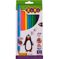 Карандаши цветные ZiBi KIDS Line 12 цветов (ZB.2414) Diawest