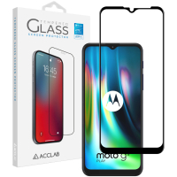 Стекло защитное ACCLAB Full Glue MOTO G9 Play (1283126509032) Diawest