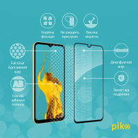 Скло захисне Piko Full Glue Samsung A14 (1283126559785) Diawest