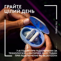 Навушники Logitech FITS True Wireless Gaming Earbuds White (985-001183) Diawest
