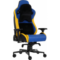 Крісло ігрове GT Racer X-0724 Blue/Yellow Diawest
