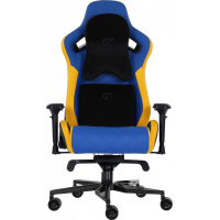 Крісло ігрове GT Racer X-0724 Blue/Yellow Diawest