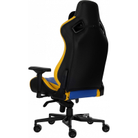 Крісло ігрове GT Racer X-0724 Blue/Yellow Diawest