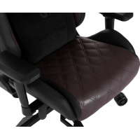 Крісло ігрове GT Racer X-0724 Black/Brown Diawest
