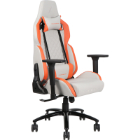 Крісло ігрове 1stPlayer DK2 Pro OrangeGray Diawest
