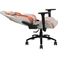 Крісло ігрове 1stPlayer DK2 Pro OrangeGray Diawest
