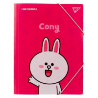 Папка на резинках Yes A4 Line Friends Cony (492097) Diawest