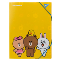 Папка на резинках Yes A4 Line Friends (492098) Diawest