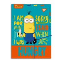 Папка на резинках Yes A4 с тремя разделителями Minions (492101) Diawest
