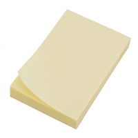 Папір для нотаток Leo з липким шаром 75х 50мм, жовтий 100 шт (140099) Diawest