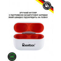 Навушники BeatBox PODS PRO 1 Wireless Charging White-Red (bbppro1wcwr) Diawest