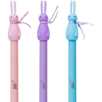 Ручка кулькова Yes Rabbit автоматична 0,7 мм синя (411911) (продається по 33 шт) Diawest
