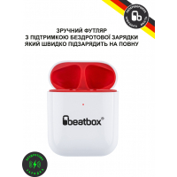 Навушники BeatBox PODS AIR 2 Wireless Charging White-Red (bbpair2wcwr) Diawest