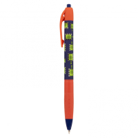 Ручка кулькова Yes 8bit UA Millitary автоматична 0,7 мм, синя (412115) (продається по 24 шт) Diawest