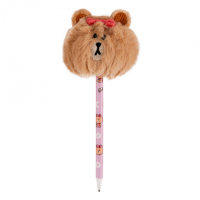 Ручка кулькова Yes пухнаста Line Friends' Brown (412111) Diawest