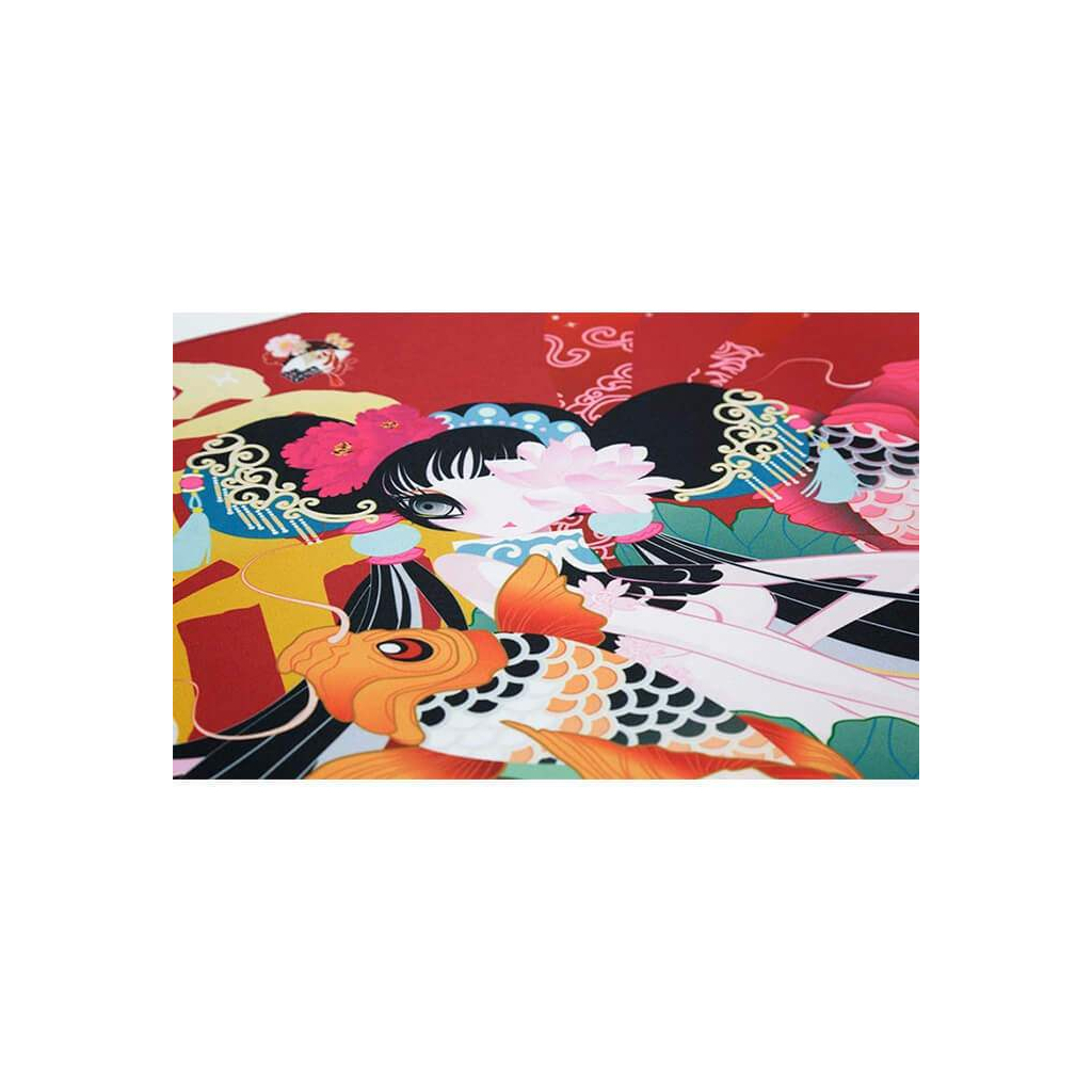 Коврик для мышки Varmilo Peony Desk Mat XL (ZDB008-01) Diawest