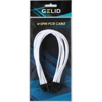 Кабель Gelid Solutions 6+2-pin PCI-E, 30см білий (CA-8P-06) Diawest