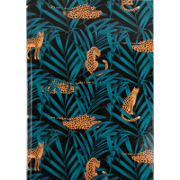 Книга записна Axent Leopard А4 у твердій обкладинці 96 аркуші клітинка, темно синя (8422-556-A) Diawest
